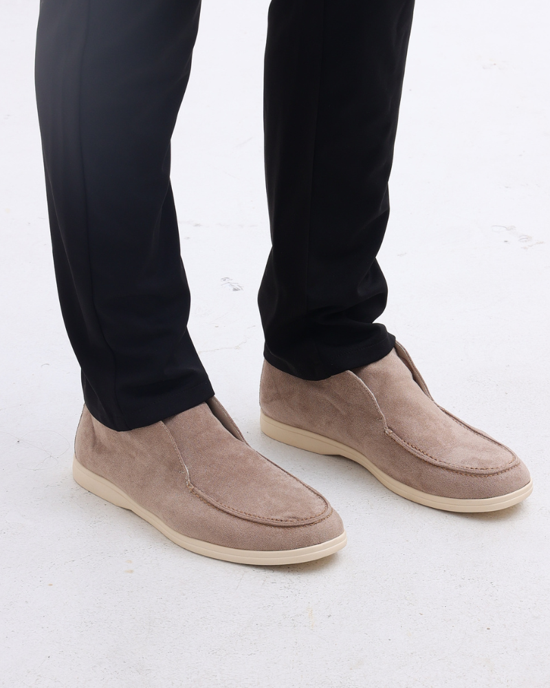Heritage Suede Mid-Cut Loafers