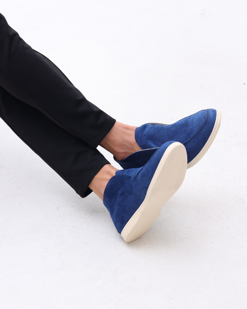 Heritage Suede Mid-Cut Loafers