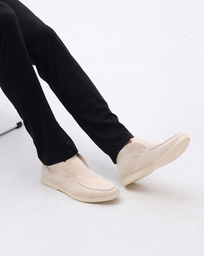 Heritage Suede Mid-Cut Loafers
