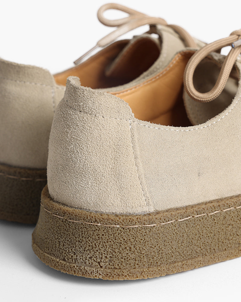Heritage Suede Moc-Toe Shoes – Brown Crepe Sole