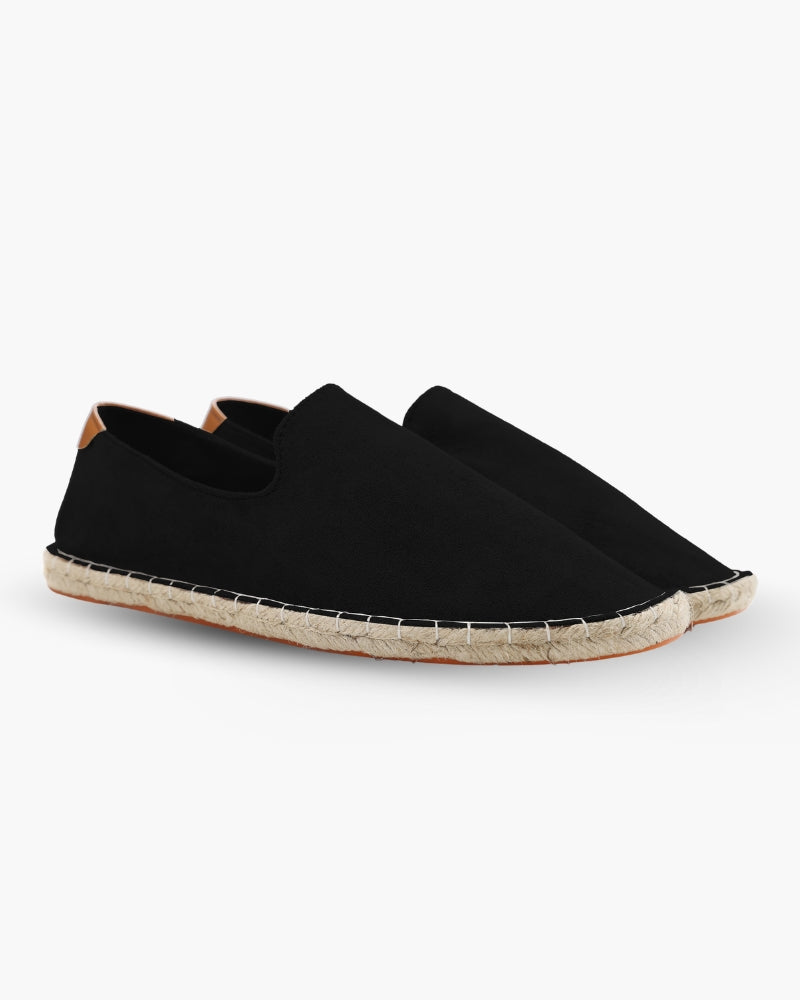 Sorrento Suede Espadrille - Mance Wear Black / 38