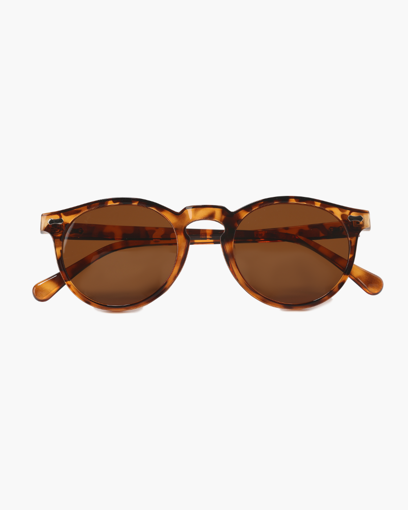 Urban Round Polarised Sunglasses – Acetate Frame - Mance Wear Lava
