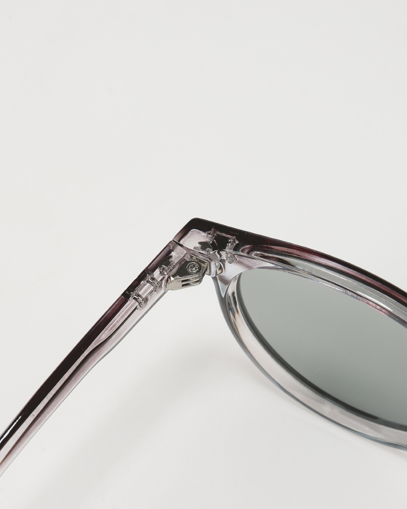 Urban Round Polarised Sunglasses – Acetate Frame - Mance Wear Transparant