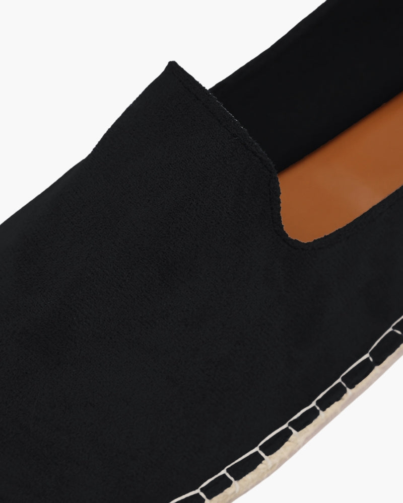 Sorrento Suede Espadrille - Mance Wear Black / 38