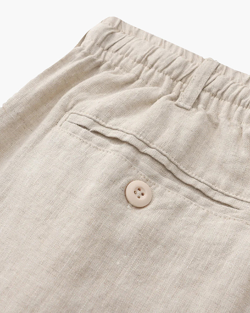 Essential Linen-Blend Drawstring Shorts