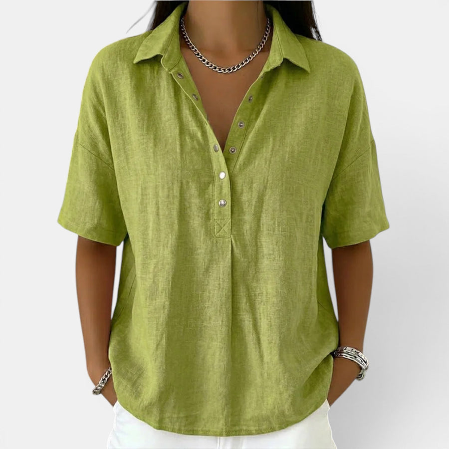 Refined Collared Neckline
