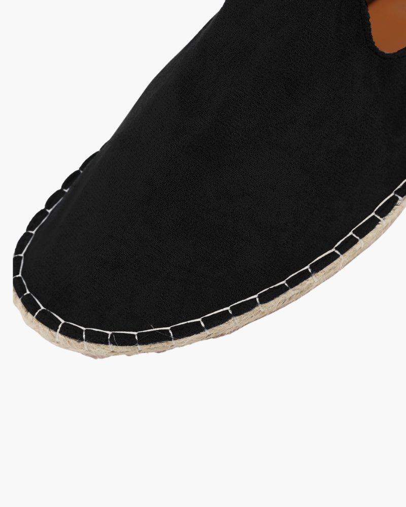 Sorrento Suede Espadrille - Mance Wear Black / 38