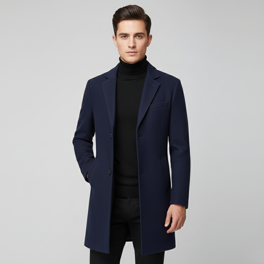 Coat Wool Heritage Crest - Mance Wear Dark Grey / S