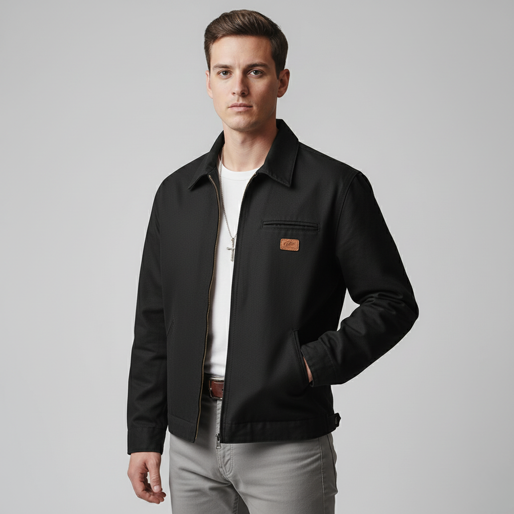 Jacket Canvas Detroit Hektor - Mance Wear Khaki / S