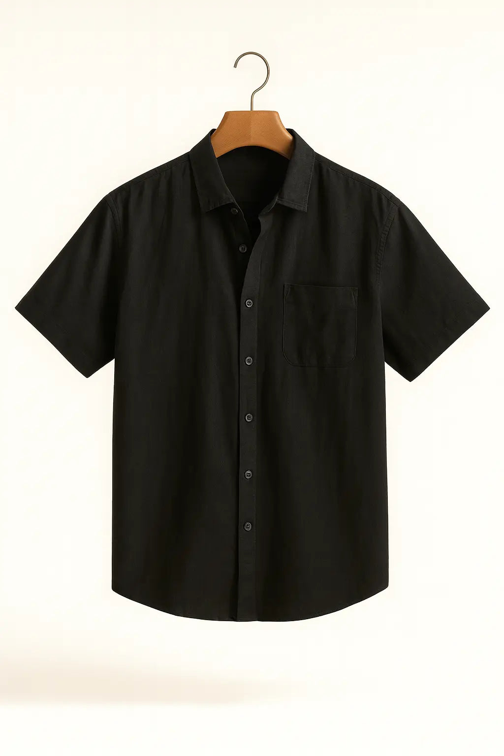 Essential Linen-Blend Short Sleeve Shirt