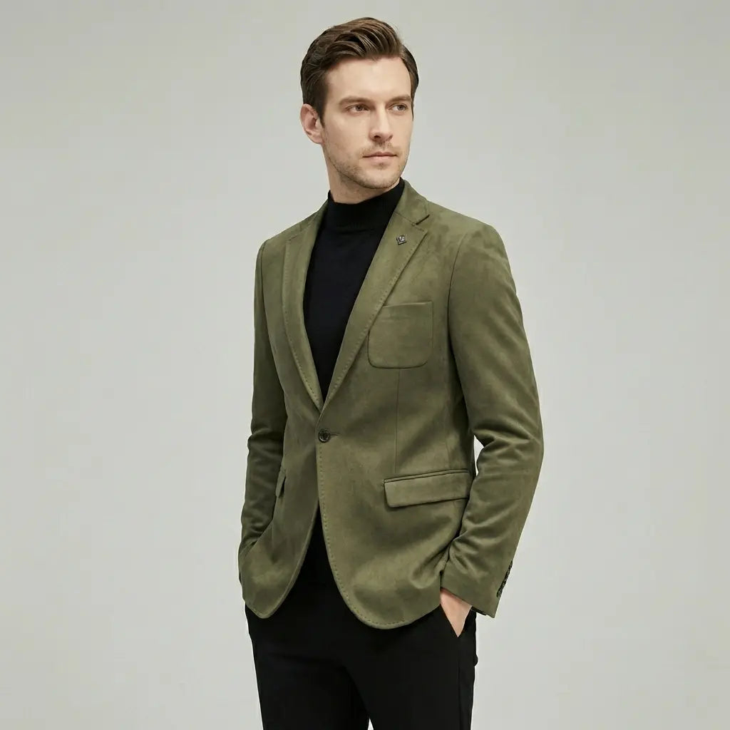 Blazer Suede Urban Hayden - Mance Wear Khaki / S