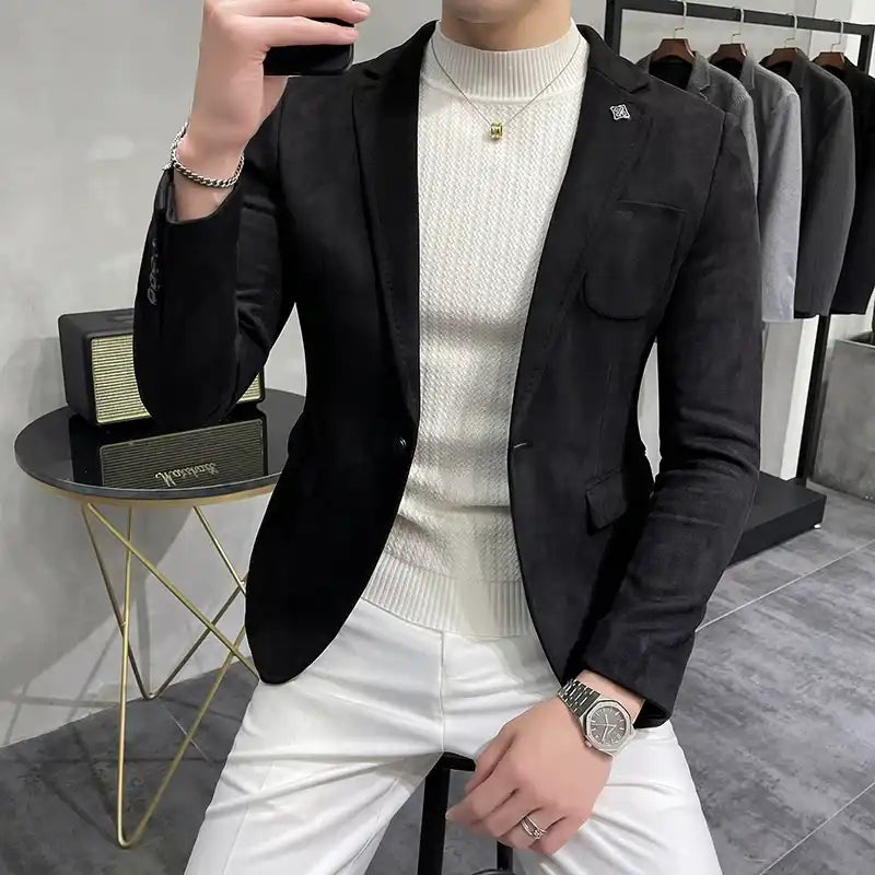 Blazer Suede Urban Hayden - Mance Wear Black / S