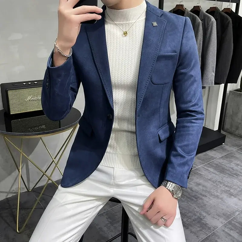 Blazer Suede Urban Hayden - Mance Wear Blue / S