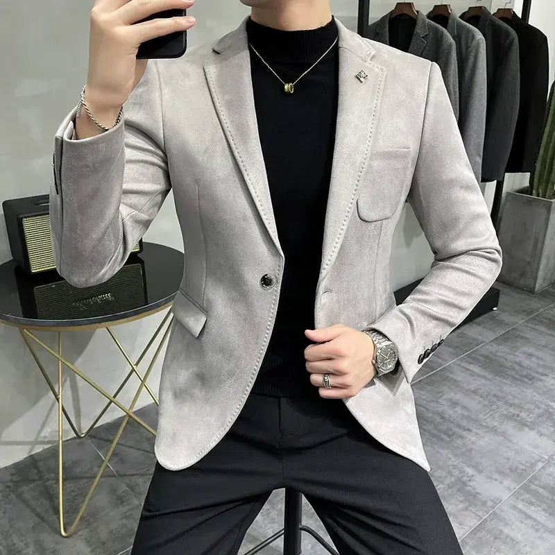 Blazer Suede Urban Hayden - Mance Wear Gray / S