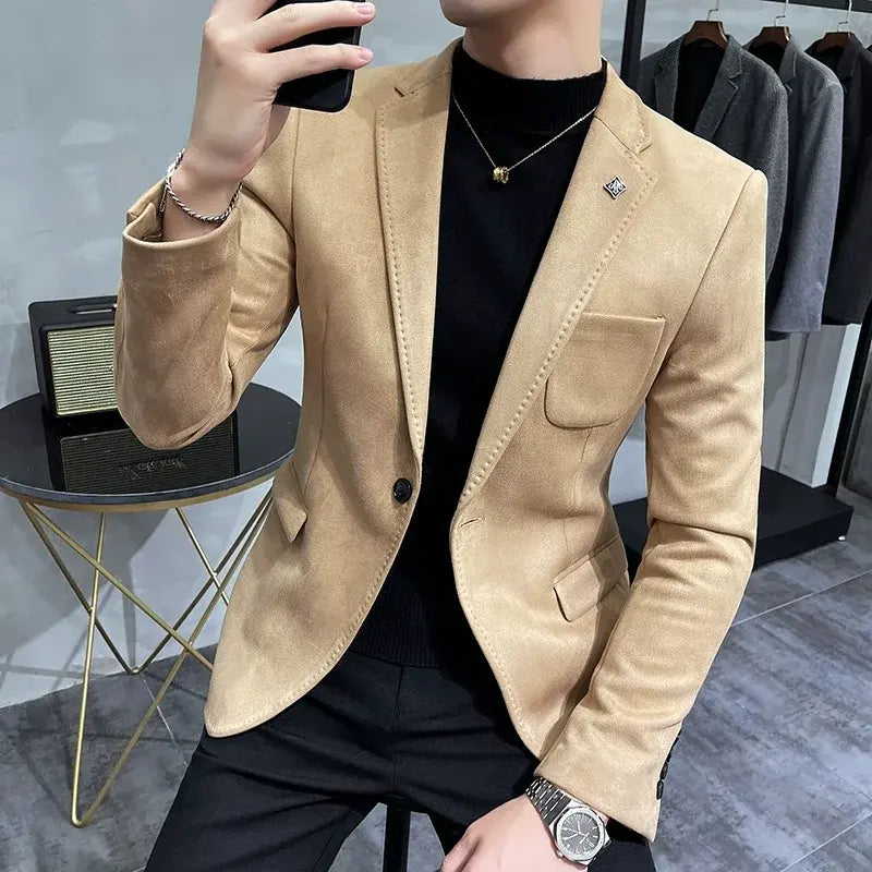 Blazer Suede Urban Hayden - Mance Wear Khaki / S