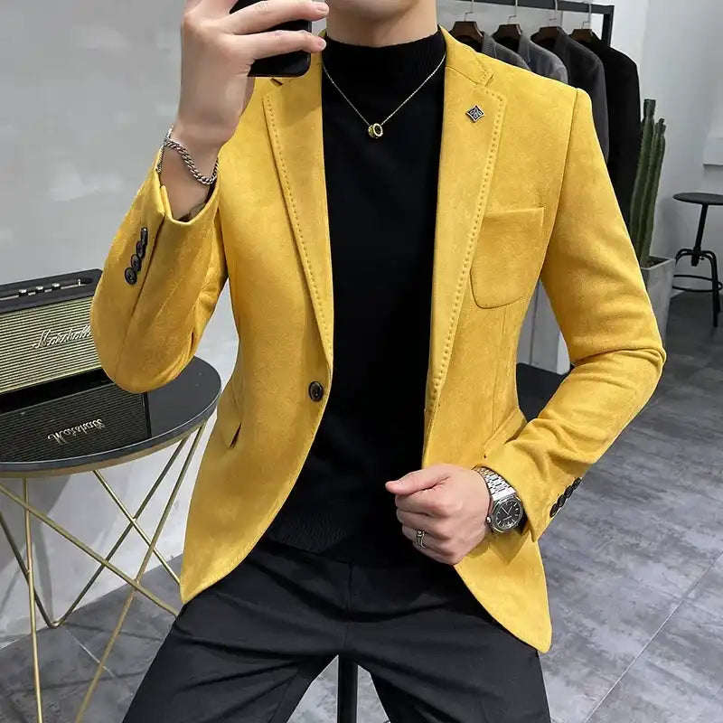 Blazer Suede Urban Hayden - Mance Wear Yellow / S