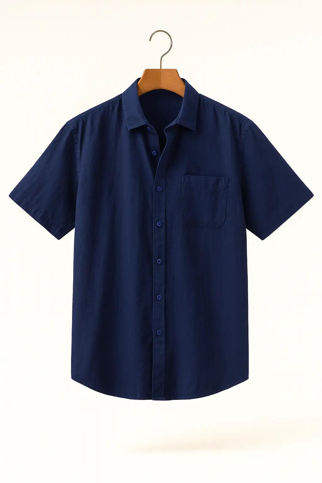 Essential Linen-Blend Short Sleeve Shirt