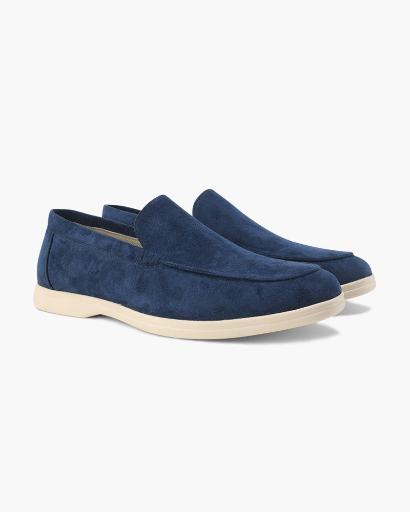 Classic Suede Slip-On Loafers - Mance Wear Mocha / 4