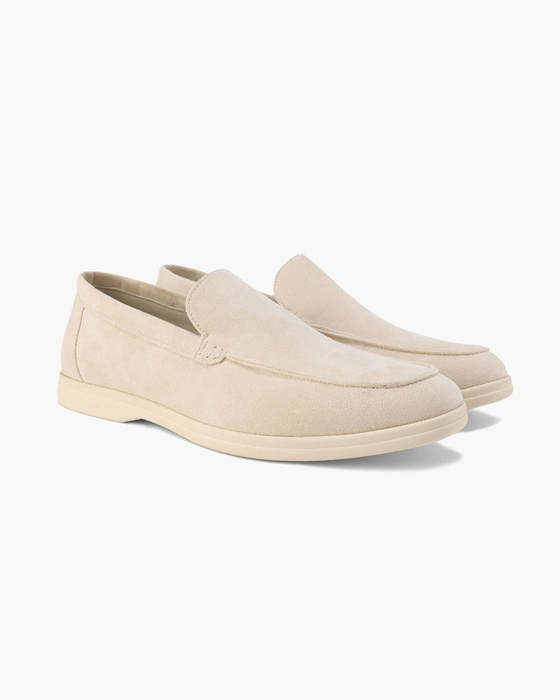 Classic Suede Slip-On Loafers - Mance Wear Mocha / 4