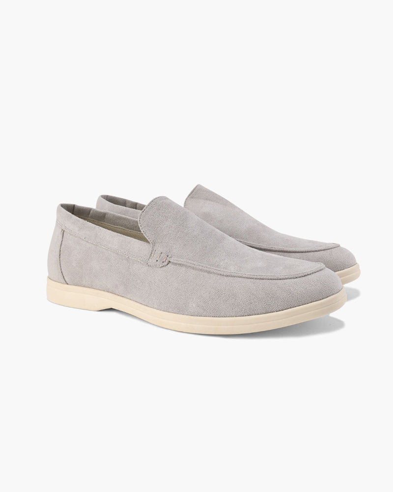 Classic Suede Slip-On Loafers - Mance Wear Mocha / 4