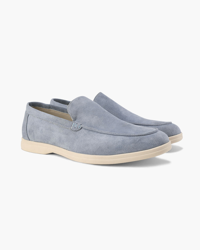 Classic Suede Slip-On Loafers - Mance Wear Mocha / 4