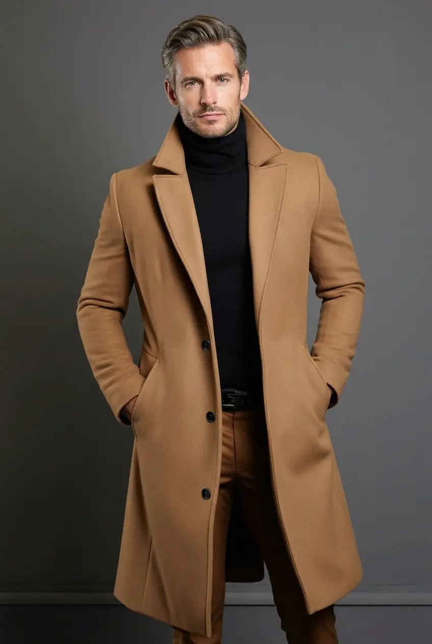 Coat Wool Executive Regent - Mance Wear Coffee / S