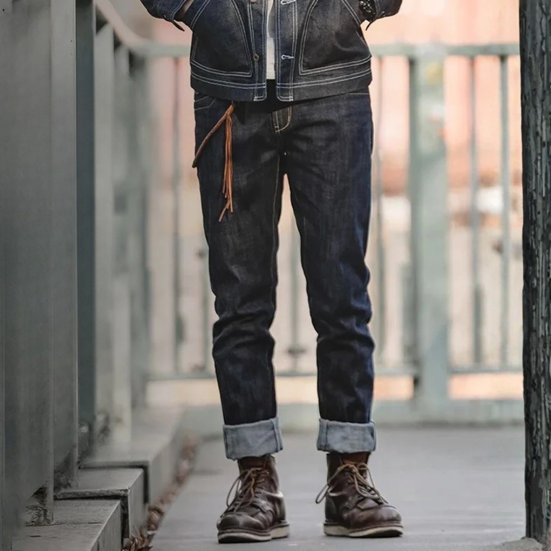 Jeans Selvedge Raw Hudson - Mance Wear Blue / 28