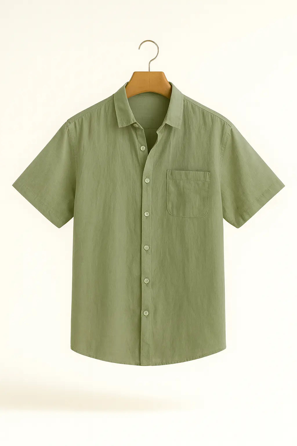 Essential Linen-Blend Short Sleeve Shirt