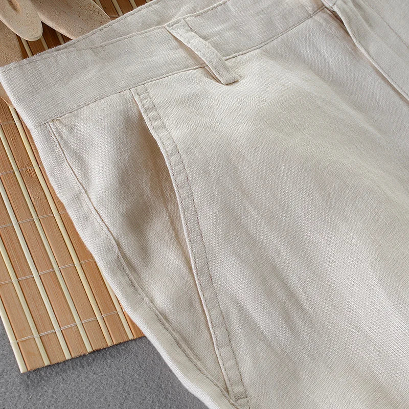 Pants Linen Classic Ares - Mance Wear White / 30