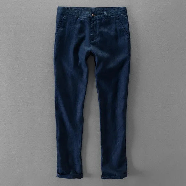 Pants Linen Classic Ares - Mance Wear Navy Blue / 30