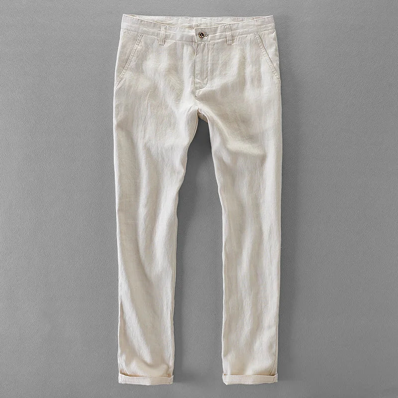 Pants Linen Classic Ares - Mance Wear Khaki / 30