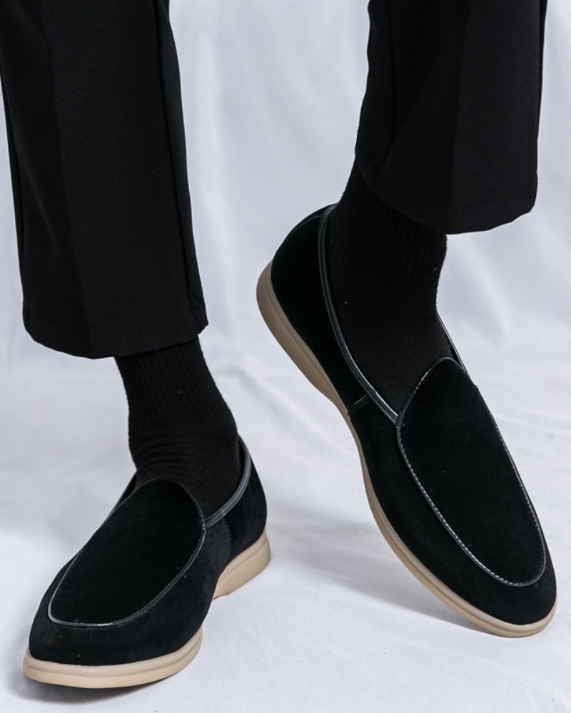 Mansfield Velvet Loafer - Mance Wear Beige / 38