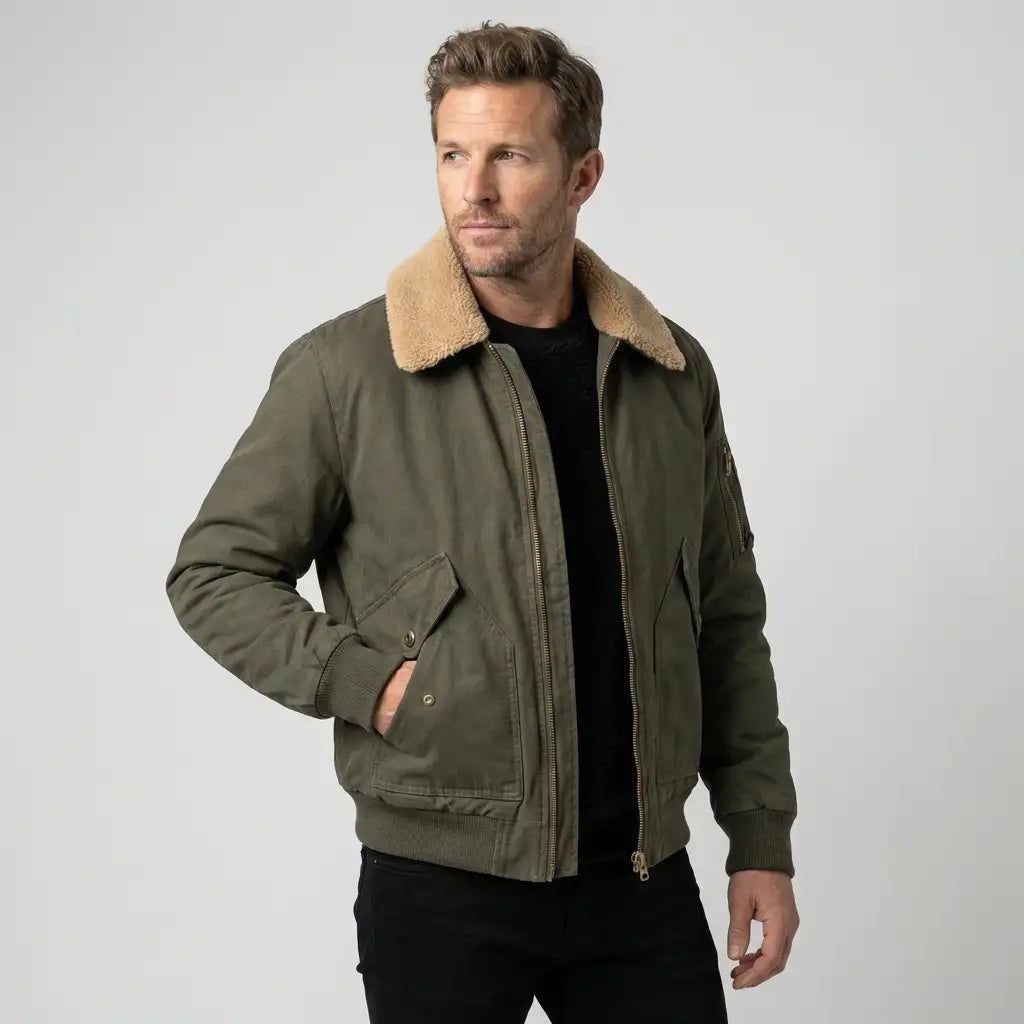 Jacket Cargo Warm Everest - Mance Wear Khaki / S