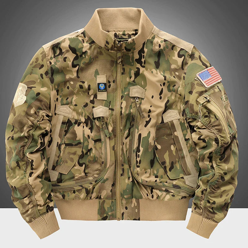 Jacket Tactical Utility York - Mance Wear Camo Khaki / S
