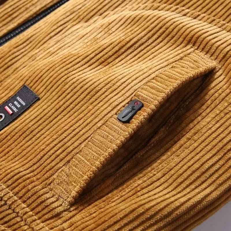 Jacket Corduroy Thermal Vulcan - Mance Wear Dark Green / S