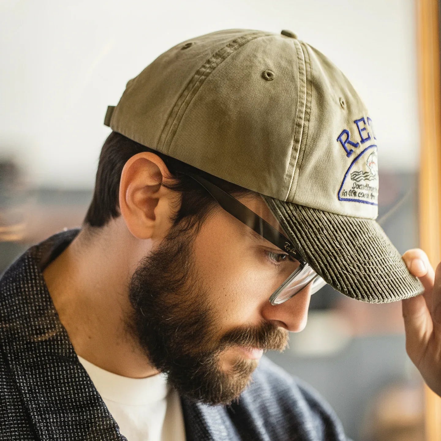 Cap Corduroy Retro Drake - Mance Wear Khaki