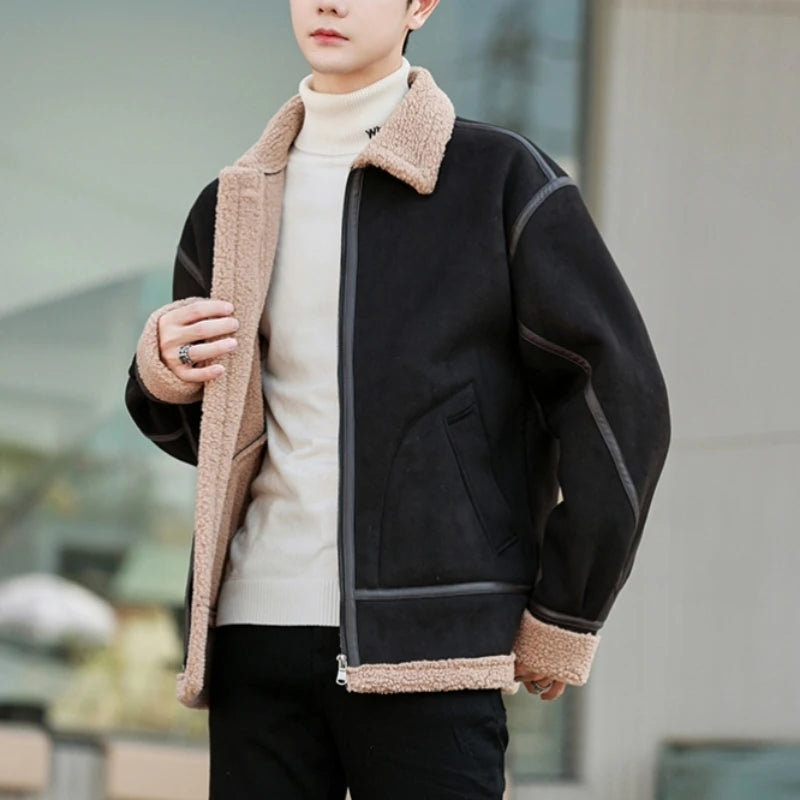 Jacket Suede Shearling Axton