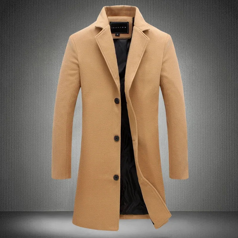 Coat Wool Heritage Crest - Mance Wear Khaki / S