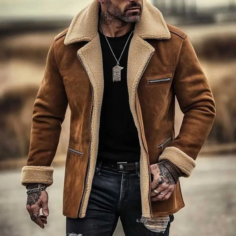 Jacket Suede Shearling Hayden