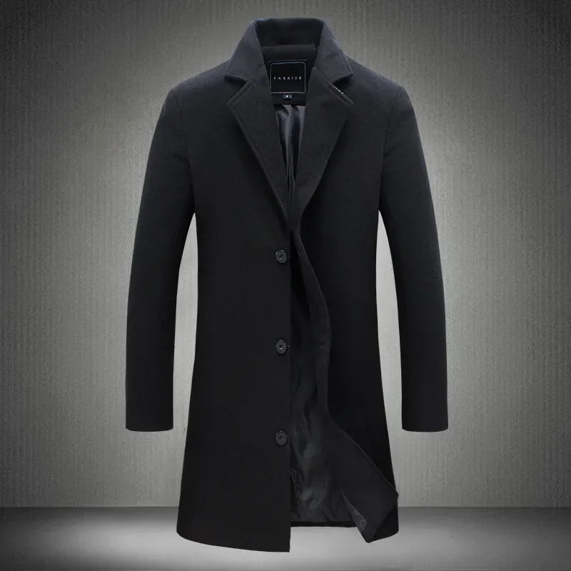 Coat Wool Heritage Crest - Mance Wear Black / S