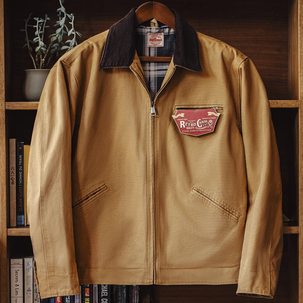 Jacket Canvas Detroit Hektor - Mance Wear Khaki / S