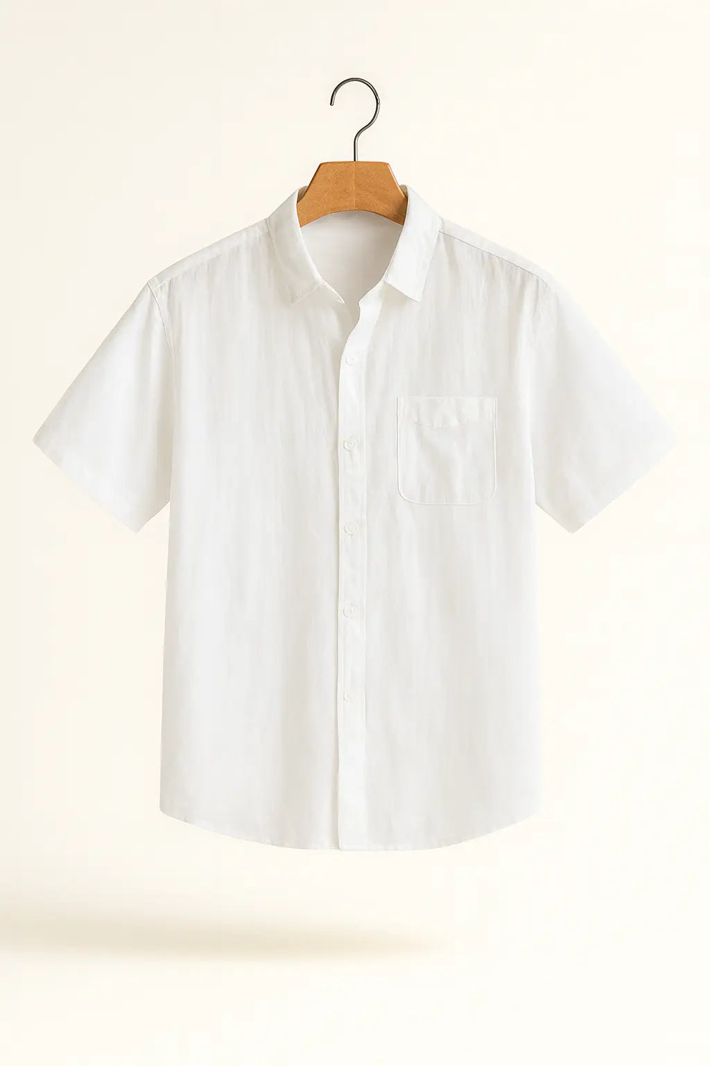 Essential Linen-Blend Short Sleeve Shirt