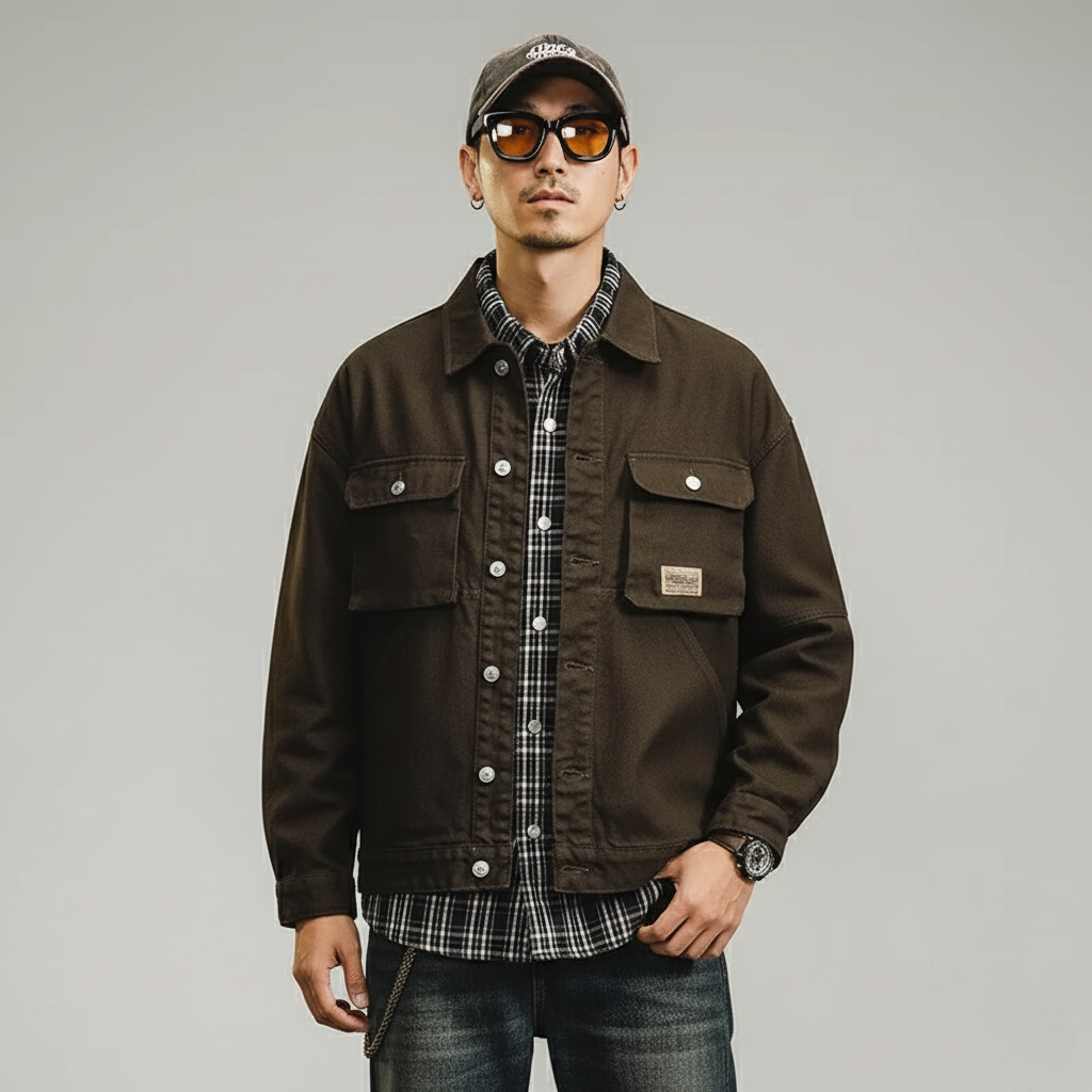 Jacket Corduroy Retro Mason