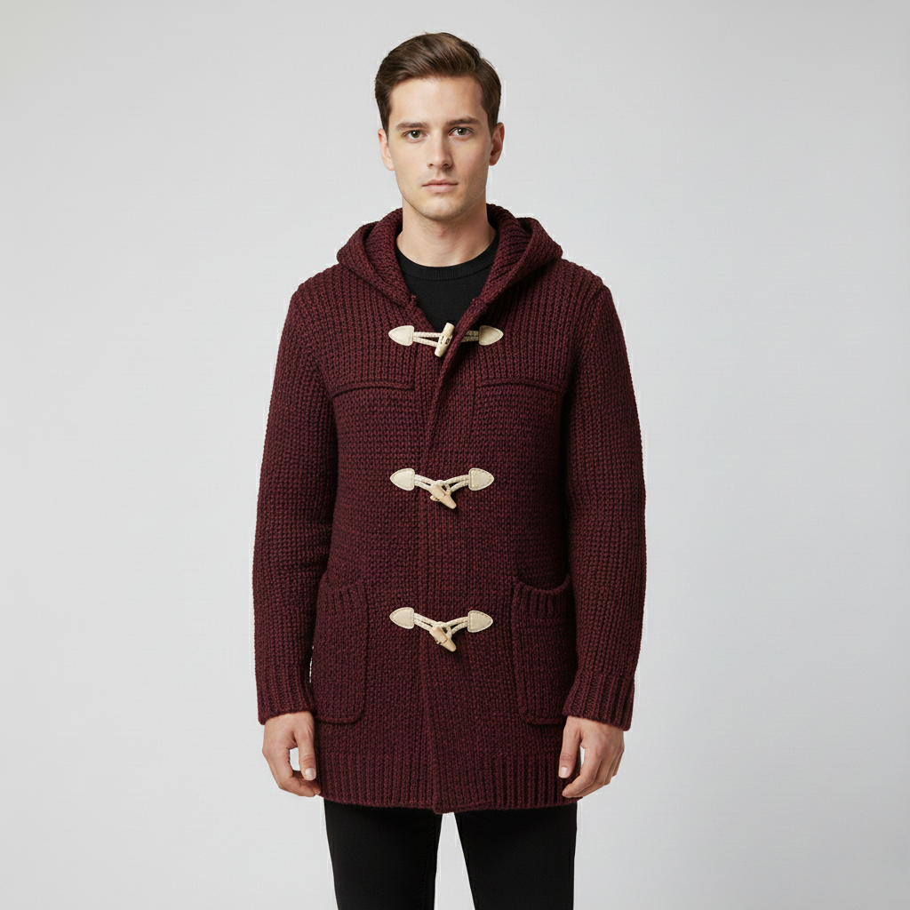Cardigan Hooded Wool Nord
