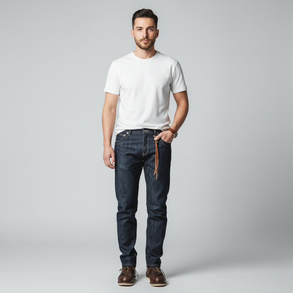 Jeans Selvedge Raw Hudson - Mance Wear Blue / 28