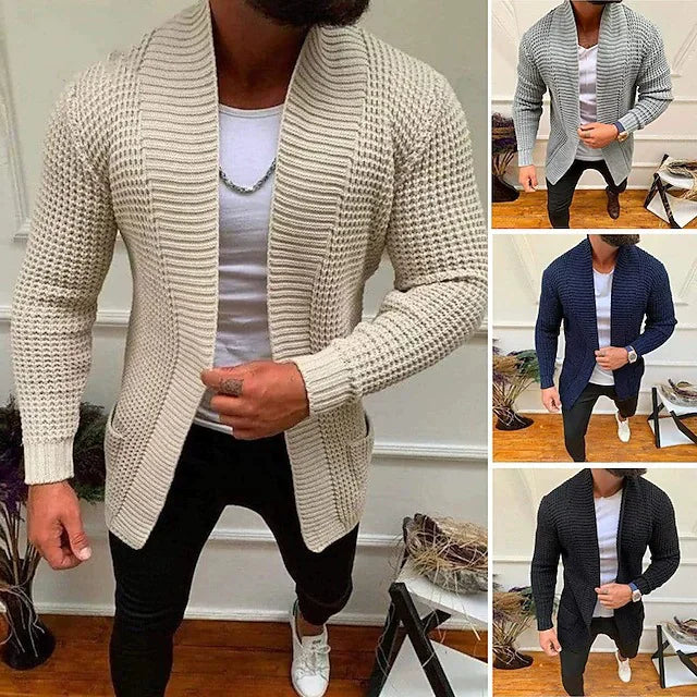 A classic shawl collar