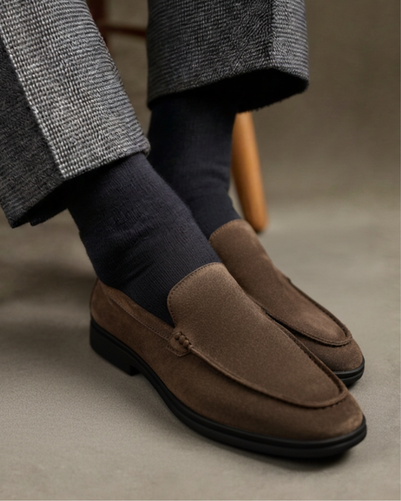 Bromley Suede Loafer - Mance Wear Dark Brown / EU 39 / US 6 / UK 5
