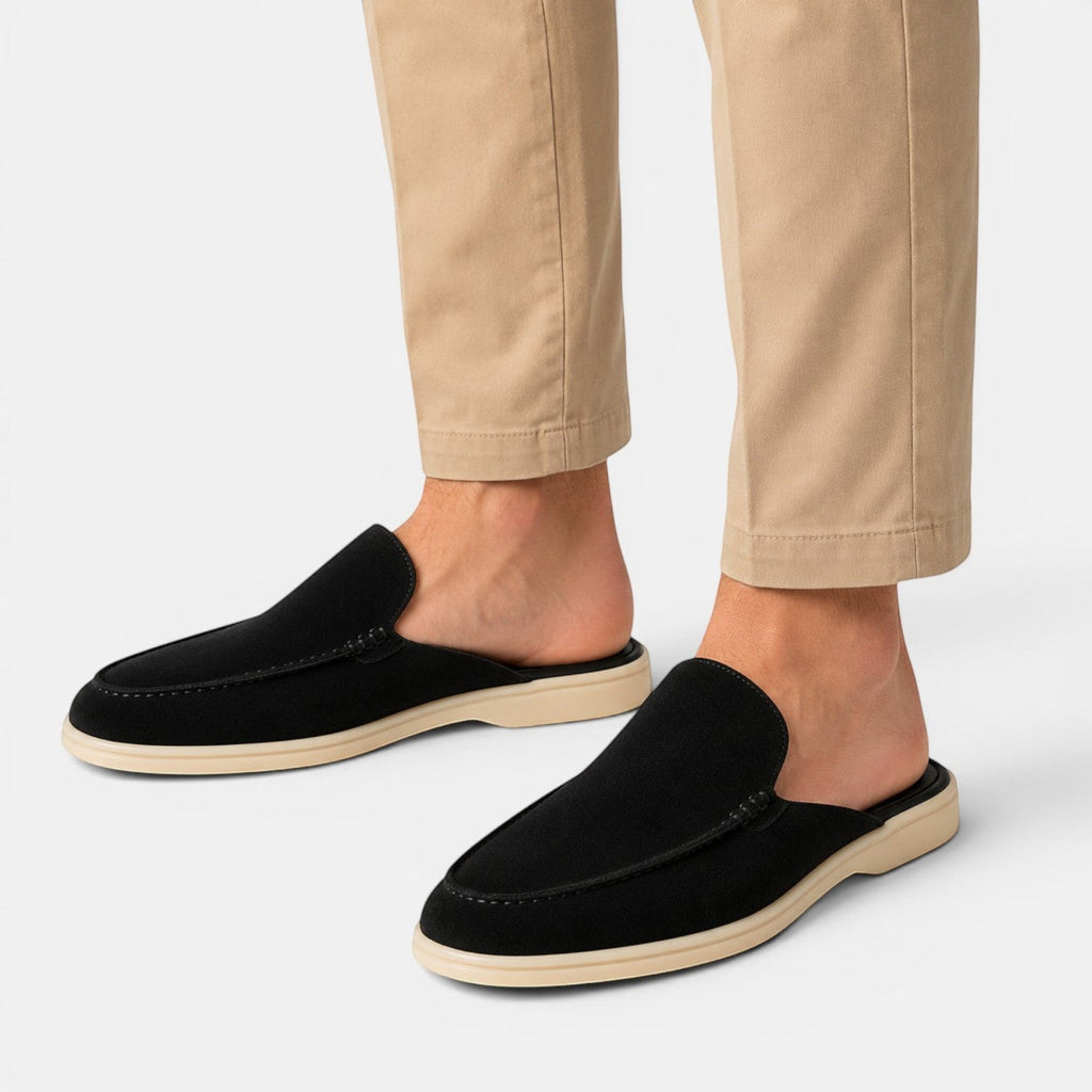 Caleb Breathable Suede Mules