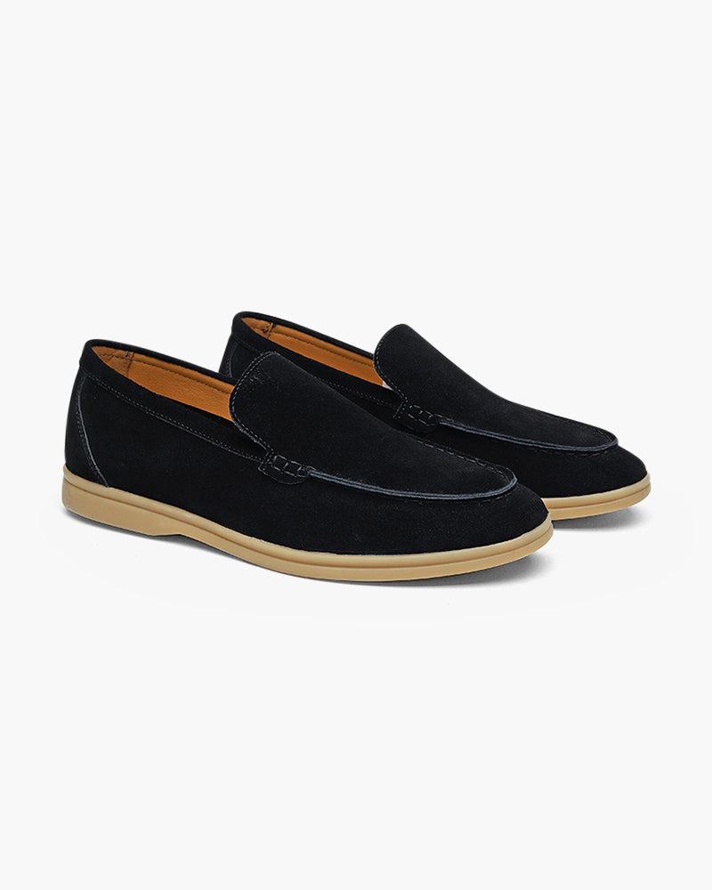 Suede Loafers - Mance Wear Black / 4