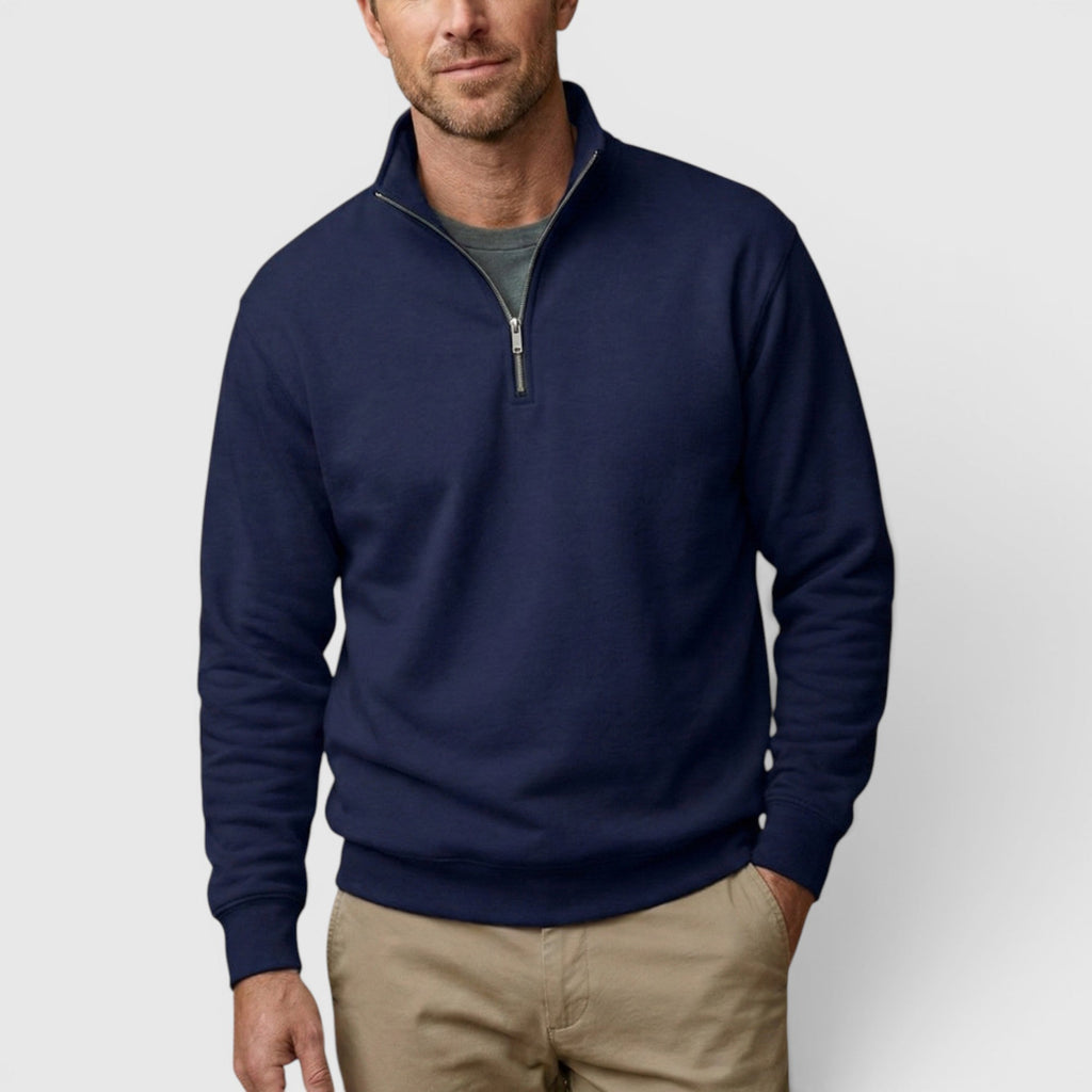 Victor Stand Collar Quarter Zip Pullover